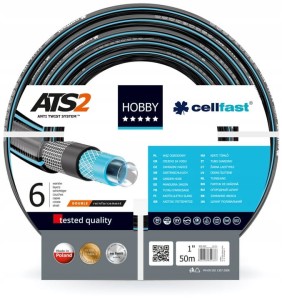 Cellfast Wąż Ogrodowy HOBBY ATS2 1" 50M