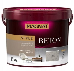MAGNAT STYLE Beton Architektoniczny B02 Szary 15KG