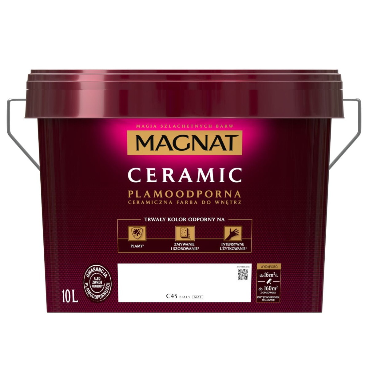 MAGNAT Ceramic Farba ceramiczna biała C45 10L