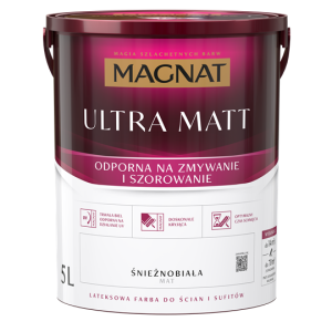 MAGNAT Ultra Matt Farba lateksowa biała 5L