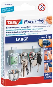 TESA PowerStrips Plastry montażowe samoprzylepne białe 10szt do 2kg