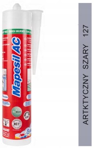 SILIKON Mapei Mapesil AC 310ml - Arktyczny Szary 127