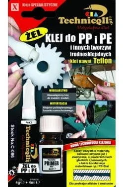 TECHNICQLL KLEJ do plastiku PP, PE