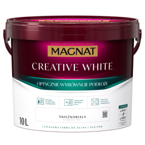 MAGNAT Creative White Farba lateksowa antyrefleksyjna biała 10L