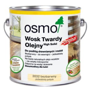 OSMO 3032 Wosk Twardy JEDWABISTY POŁYSK 2,5L