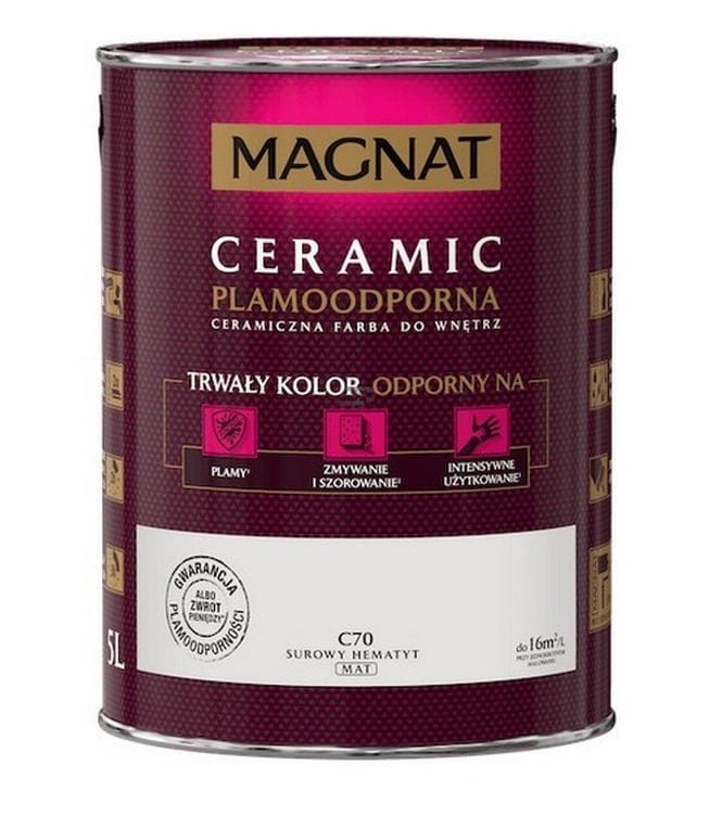 MAGNAT Ceramic Farba plamoodporna surowy hematyt C70 5L