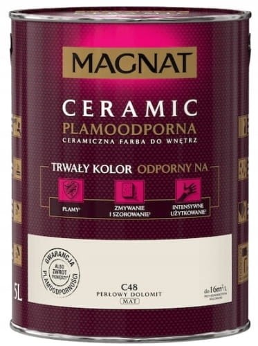 MAGNAT Ceramic Farba plamoodporna perłowy dolomit C48 5L