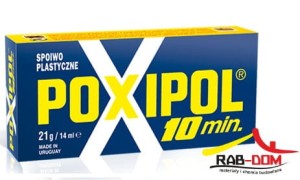 Klej POXIPOL 21g / 14ml Metalizowany Spoiwo plastyczne