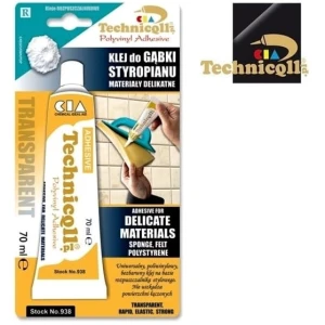 TECHNICQLL KLEJ DO GĄBKI I STYROPIANY 70ML  R-938