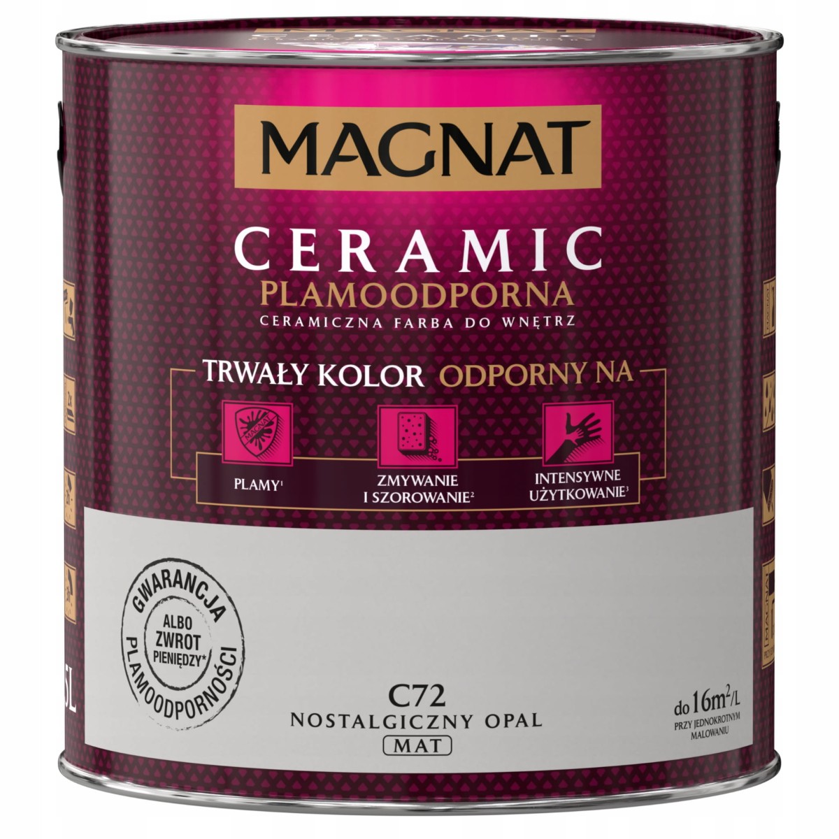 MAGNAT Ceramic Farba plamoodporna nostalgiczny opal C72 2,5L