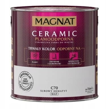 MAGNAT Ceramic Farba plamoodporna surowy hematyt C70 2,5L