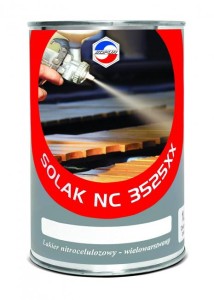 Sopur Solak NC Lakier do drewna nitro bezbarwny półmat 352520 1L