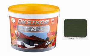 AKSIL Aksikor farba na dach 2w1 Zielony RAL 6020 10L