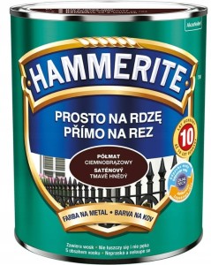 HAMMERITE Prosto na Rdzę 0,7L Ciemnobrązowy półmat
