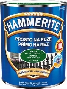 HAMMERITE Prosto na Rdzę 0,7L Zielony liściasty Połysk