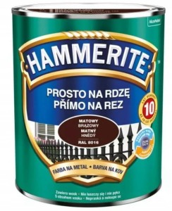 HAMMERITE Prosto na Rdzę 0,7L Brązowy matowy
