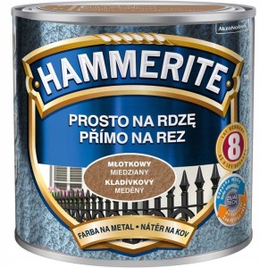 HAMMERITE Prosto na Rdzę 0,25L Miedziany młotkowy