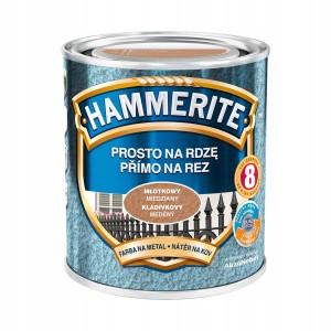 HAMMERITE Prosto na Rdzę 0,7L Miedziany młotkowy