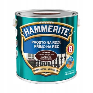 HAMMERITE Prosto na Rdzę 2,5L Ciemnobrązowy półmat