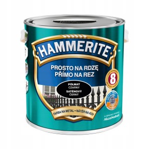 HAMMERITE Prosto na Rdzę 2,5L Czarny półmat