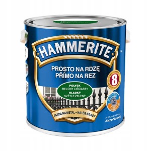 HAMMERITE Prosto na Rdzę 2,5L Zielony liściasty połysk