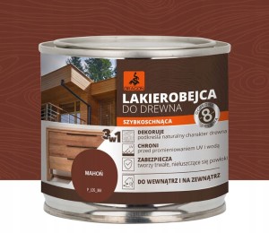 DRAGON Lakierobejca do drewna 200ml Mahoń