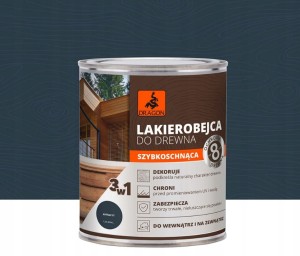 DRAGON Lakierobejca do drewna 700ml Antracyt