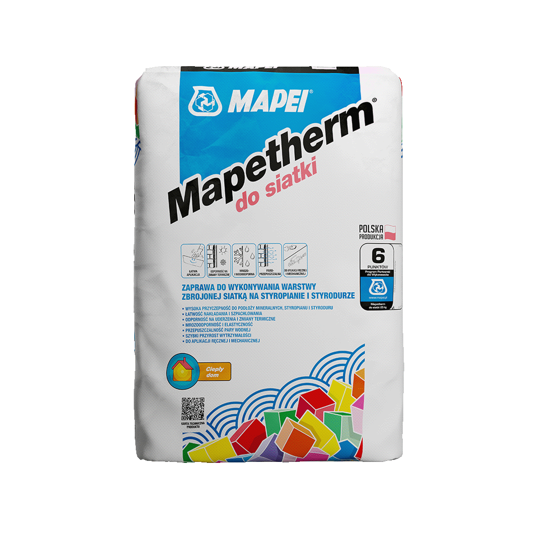 MAPEI Zaprawa klej do siatki Mapetherm 25kg