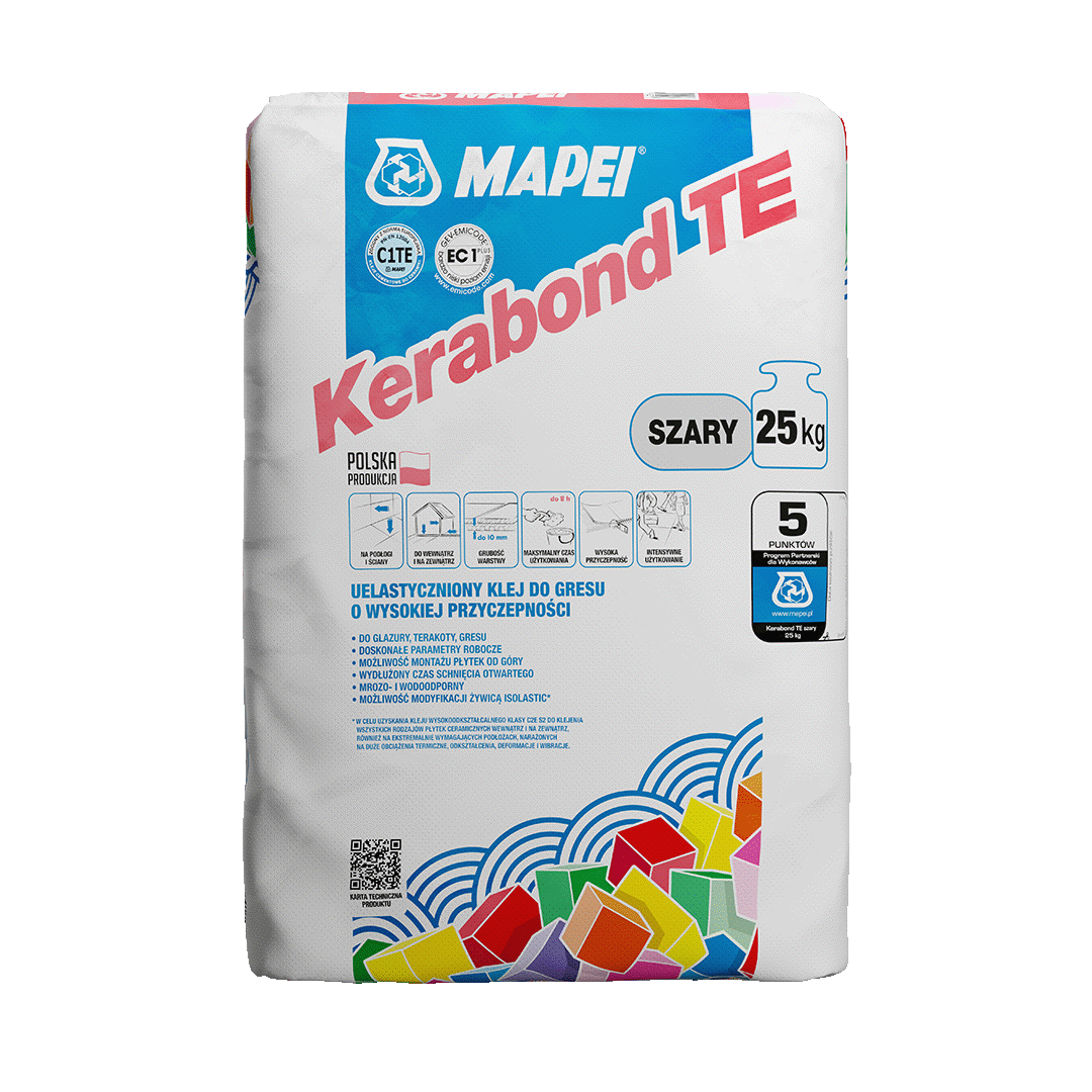 MAPEI Kerabond TE Klej do płytek, gresu 25 kg