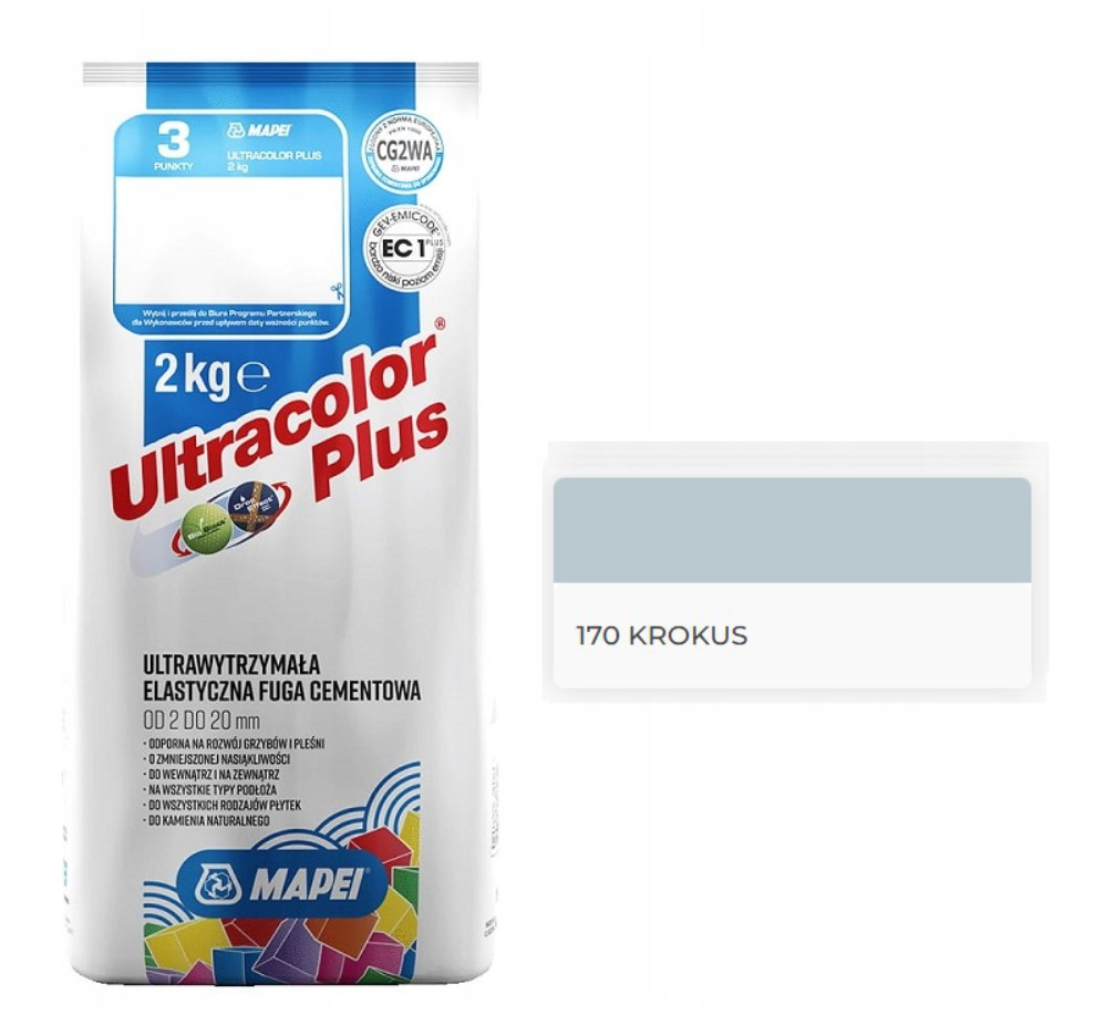 Mapei fuga ULTRACOLOR PLUS 170 KROKUS 2KG