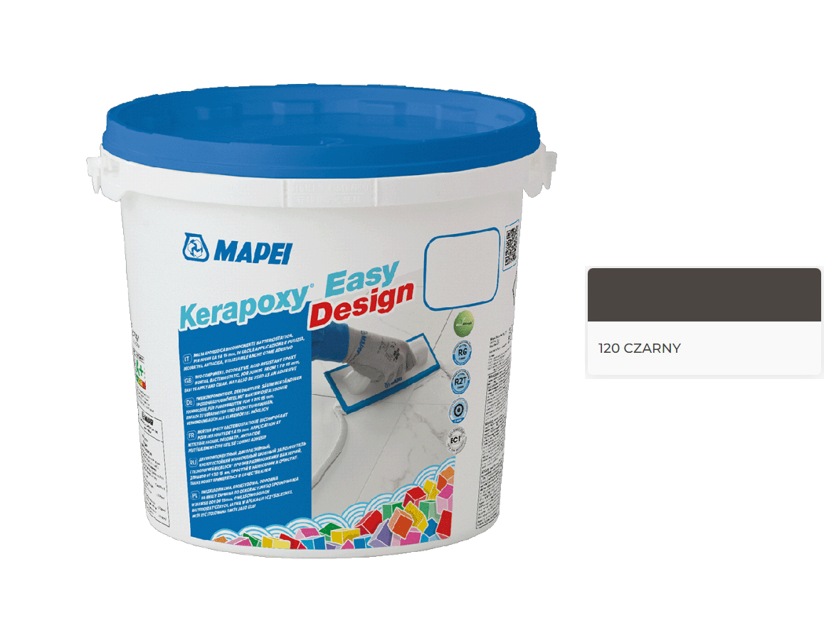 Mapei Kerapoxy Easy Design - Uniwersalna fuga epoksydowa 3kg Czarny 120