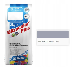 Mapei fuga ULTRACOLOR PLUS 127 ARKTYCZNY SZARY 2KG
