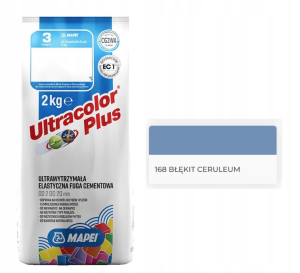 Mapei fuga ULTRACOLOR PLUS 168 BŁĘKIT CERULEUM 2KG