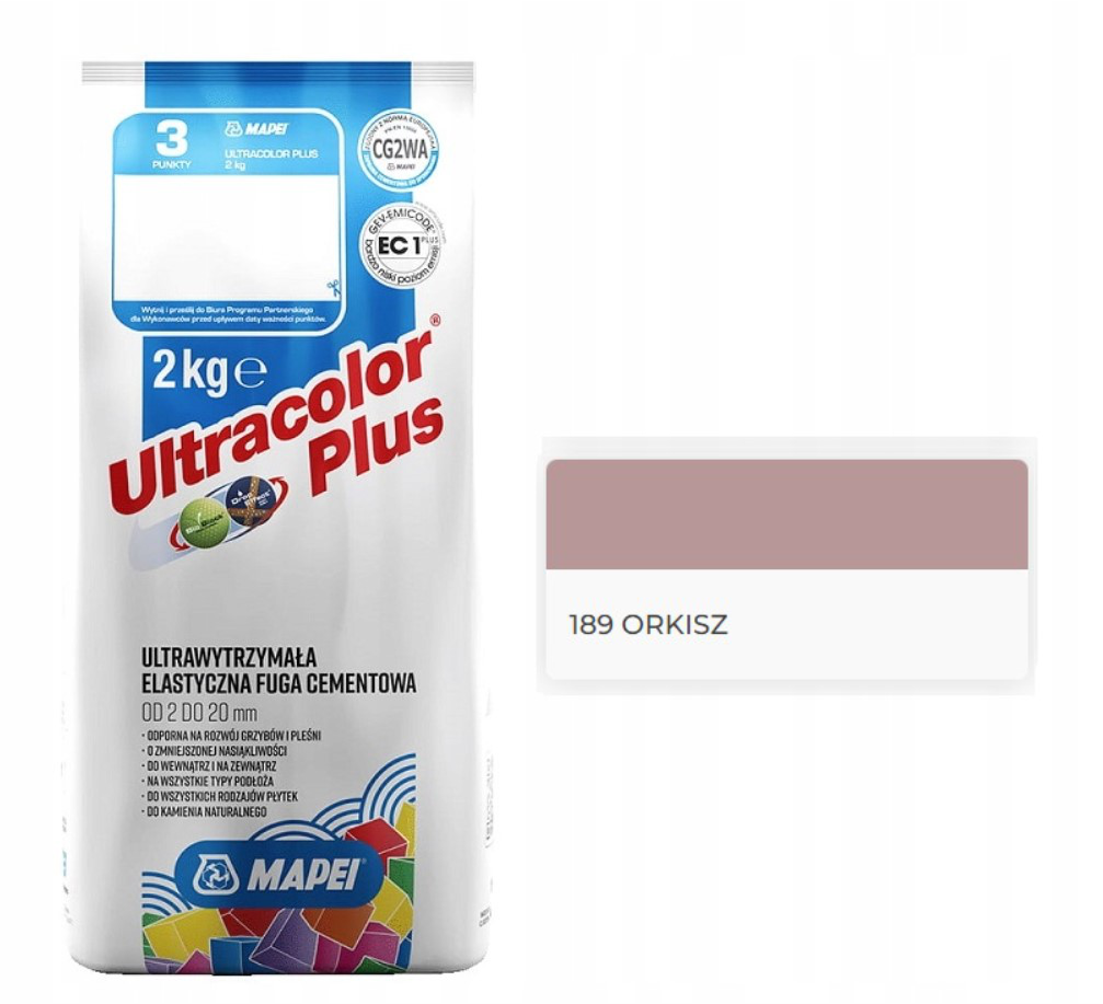 Mapei fuga ULTRACOLOR PLUS 189 ORKISZ 2KG