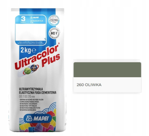 Mapei fuga ULTRACOLOR PLUS 260 OLIWKA 2KG