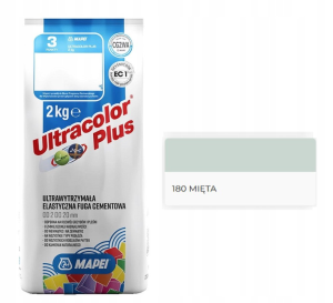 Mapei fuga ULTRACOLOR PLUS 180 MIĘTA 2KG