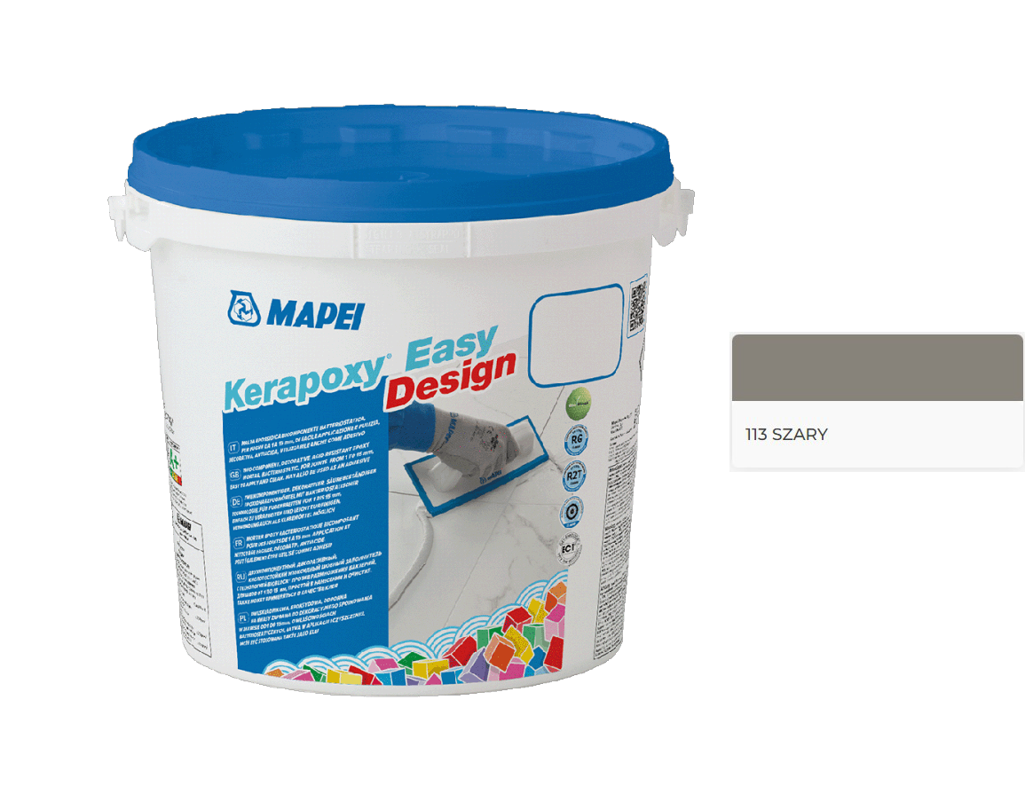 Mapei Kerapoxy Easy Design - Uniwersalna fuga epoksydowa 3kg Szary 113