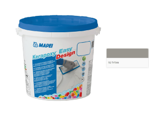 Mapei Kerapoxy Easy Design - Uniwersalna fuga epoksydowa 3kg Tytan 112