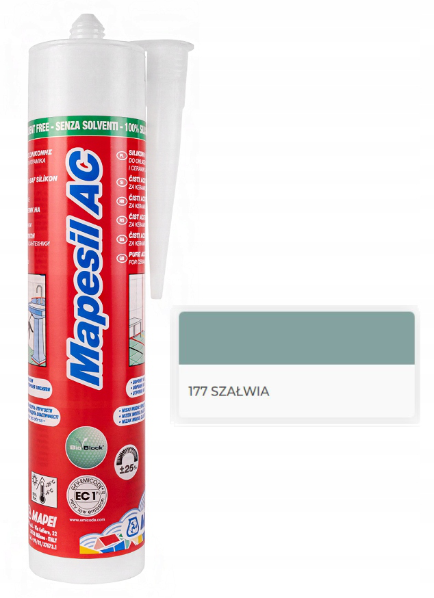 SILIKON Mapei Mapesil AC 310ml - Szałwia 177