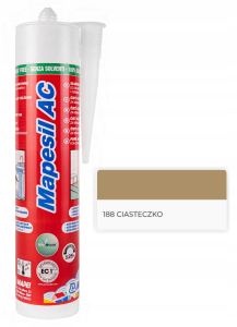 SILIKON Mapei Mapesil AC 310ml - Ciasteczko 188