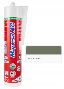 SILIKON Mapei Mapesil AC 310ml - Oliwka 260