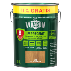 VIDARON Impregnat ochronny powłokotwórczy V18 dąb winchester 10L