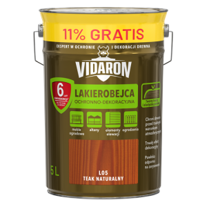 VIDARON Lakierobejca ochronno-dekoracyjna teak naturalny L05 5L