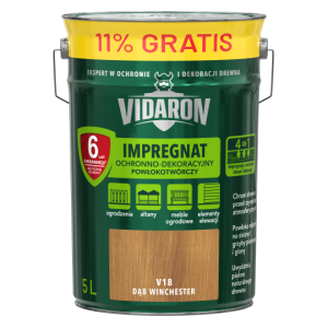 VIDARON Impregnat ochronny powłokotwórczy V18 dąb winchester 5L