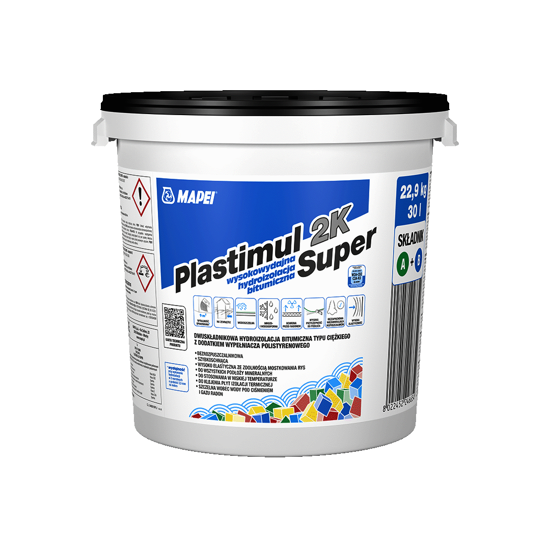 MAPEI Plastimul 2K Super Hydroizolacja A+B 22,9kg