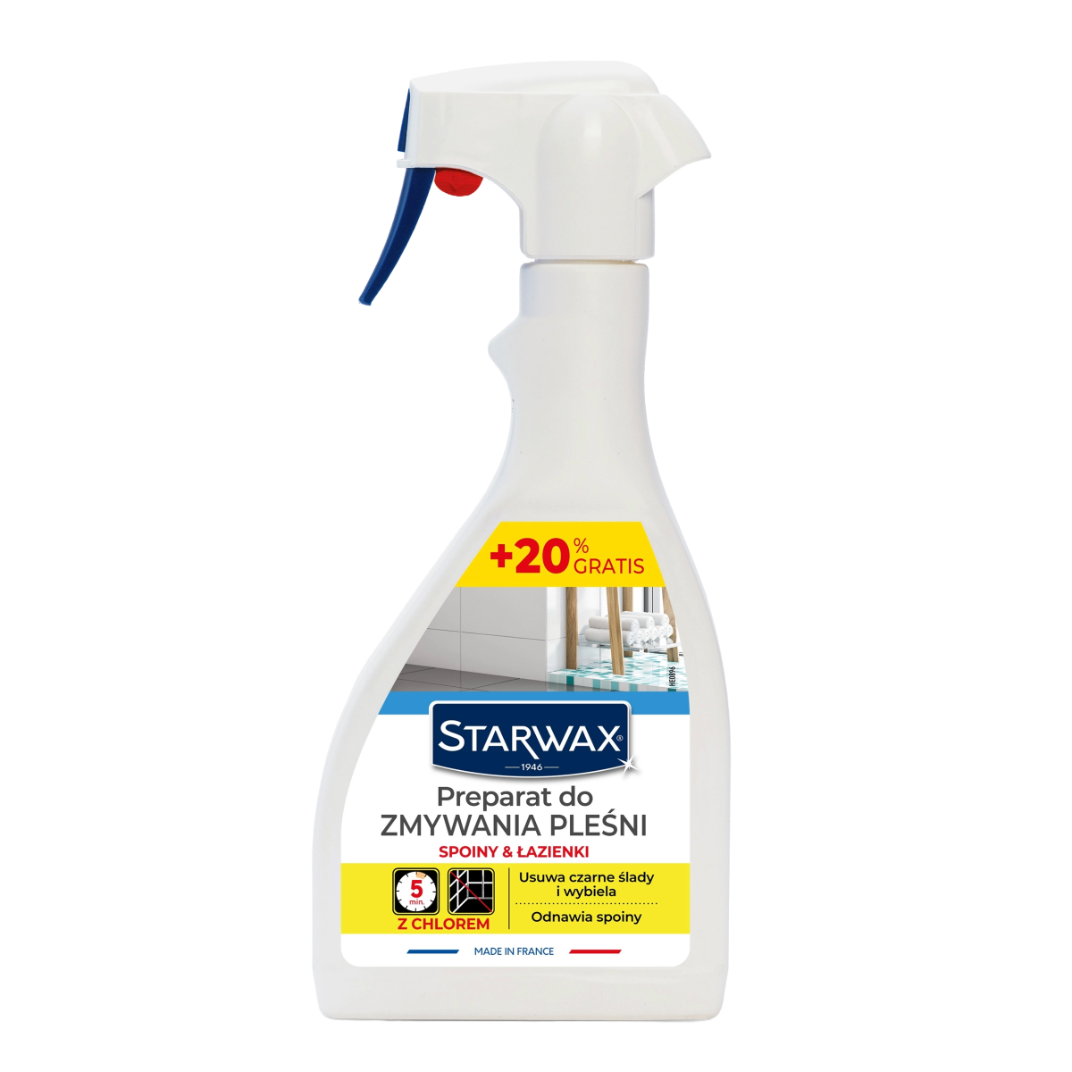 STARWAX Preparat do zmywania pleśni w łazienkach 600ml