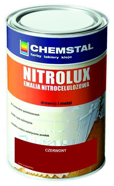 CHEMSTAL NITROLUX Emalia nitro 10L CZERWONY POŁYSK