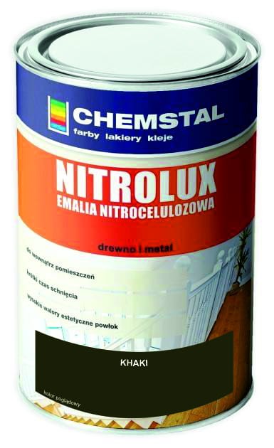 CHEMSTAL NITROLUX Emalia nitro 10L KHAKI POŁYSK