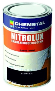 CHEMSTAL NITROLUX Emalia nitro 5L CZARNY MAT