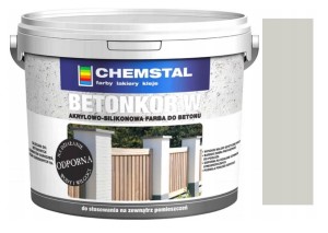 CHEMSTAL Farba do betonu BETONKOR W Szary jasny 5L
